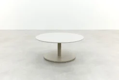 Orion salontafel voor buiten Ø80 cm. - Keramiek/Latte