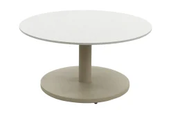 Orion salontafel voor buiten Ø60 cm. - Keramiek/Latte