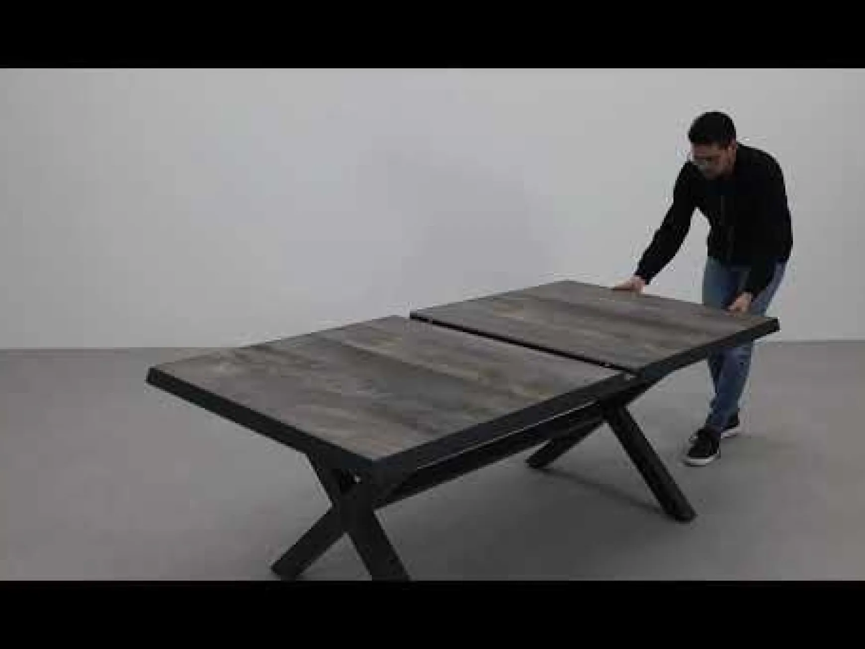 Ottowa uitschuifbare tuintafel 205-265 x 100 cm.