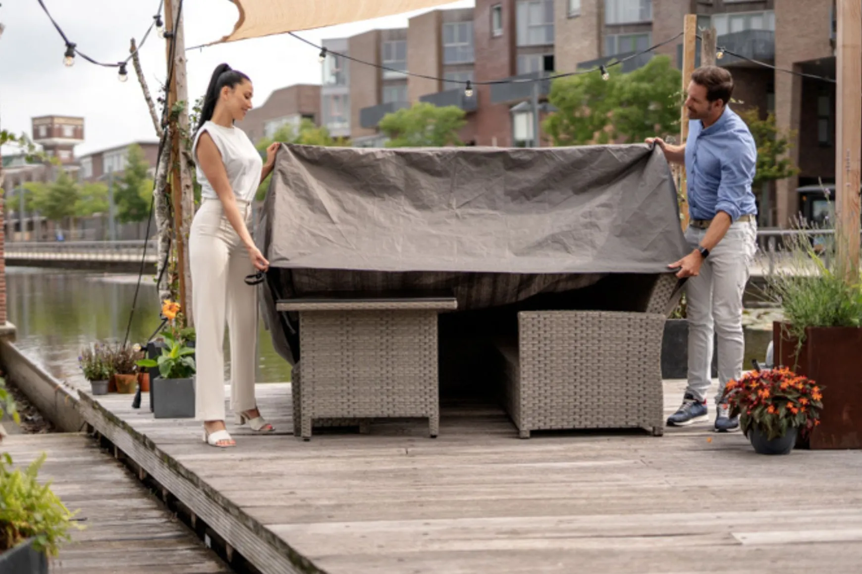 Outdoor Covers loungesethoes 250x250x75 cm.