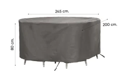 Outdoor Covers ovale tuinsethoes 245x200x80 cm.