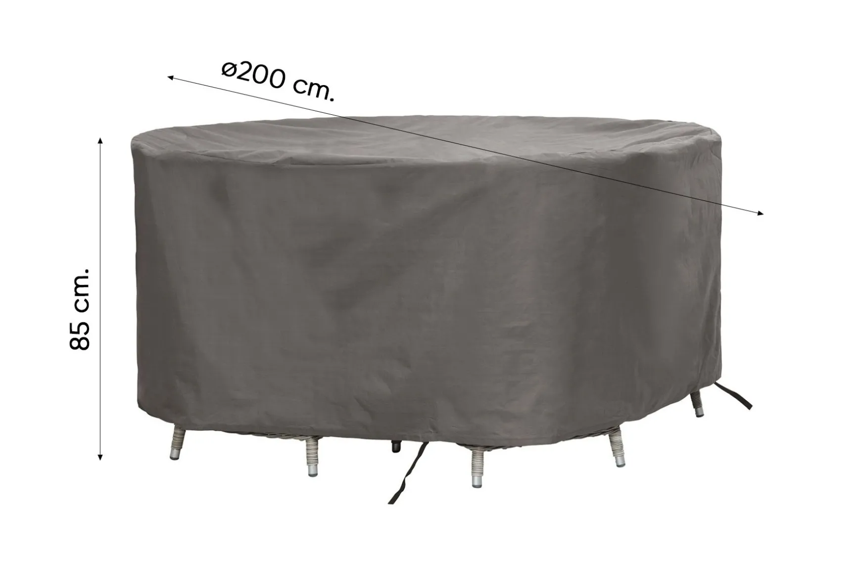 Outdoor Covers tuinsethoes 200 cm. rond