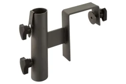 Parasolhouder balkon - reling 11 cm. - Platinum
