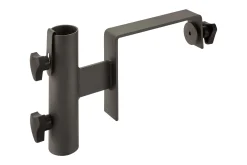 Parasolhouder balkon - reling 18 cm. - Platinum