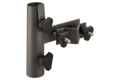 Parasolhouder balkon - verticaal ronde reling - Platinum