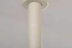 Perfect Shadow Atlas Telescope Stokparasol Pro met LED verlichting 4x4 m. - Latte/Urban Taupe