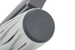 Perfect Shadow Eclipse ronde zweefparasol Ø350 cm. Ultra - Antraciet/Soft Sand