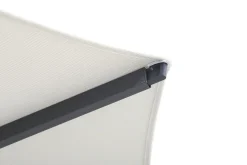 Perfect Shadow Eclipse ronde zweefparasol Ø350 cm. Ultra - Antraciet/Soft Sand