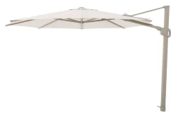 Perfect Shadow Eclipse ronde zweefparasol Ø350 cm. Ultra - Latte/Urban Taupe