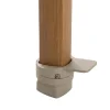 Perfect Shadow Eclipse zweefparasol 400x300 cm. Ultra - Woodlook/Urban Taupe