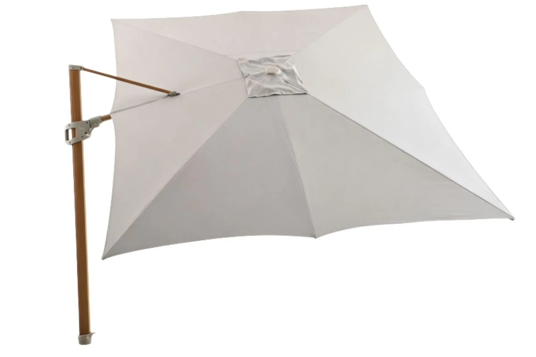 Perfect Shadow Eclipse zweefparasol 400x300 cm. Ultra - Woodlook/Urban Taupe
