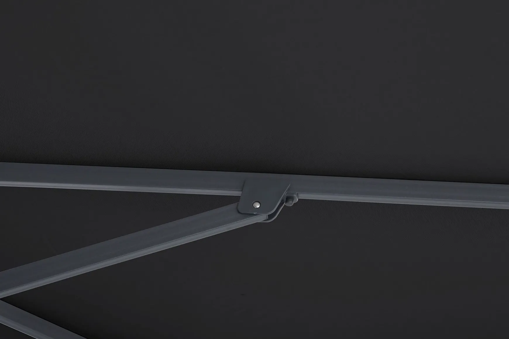 Perfect Shadow Eclipse zweefparasol 300x300 cm. Ultra - Antraciet/Ash Black