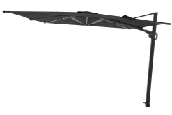 Perfect Shadow Eclipse zweefparasol 300x300 cm. Ultra - Antraciet/Ash Black