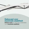 Perfect Shadow Eclipse zweefparasol 300x300 cm. Ultra - Antraciet/Urban Taupe