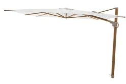Perfect Shadow Eclipse zweefparasol 300x300 cm. Ultra - Woodlook/Soft Sand