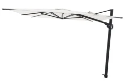 Perfect Shadow Eclipse zweefparasol 300x300 cm. Ultra - Antraciet/Soft Sand