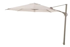 Perfect Shadow Luna ronde zweefparasol Ø350 cm. Flex+ - Latte/Soft Sand