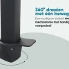 Perfect Shadow Ultra Eclipse Zweefparasol - 4x3m. - Antraciet/Urban Taupe met ingraafvoet en hoes