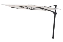 Perfect Shadow Ultra Eclipse Zweefparasol - 4x3m. - Antraciet/Urban Taupe met ingraafvoet en hoes
