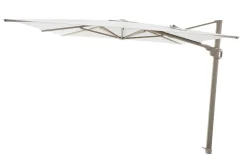 Perfect Shadow Ultra Eclipse Zweefparasol - 4x3m. - Latte/Soft Sand met ingraafvoet en hoes
