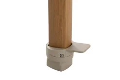 Perfect Shadow Ultra Eclipse Zweefparasol - 4x3m. - Woodlook/Urban Taupe met Murcia voet en hoes