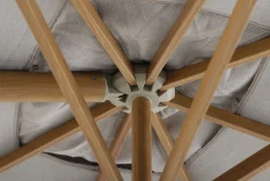 Perfect Shadow Ultra Eclipse Zweefparasol - 4x3m. - Woodlook/Urban Taupe met Murcia voet en hoes