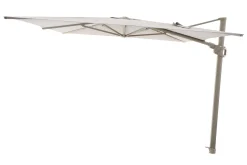 Perfect Shadow Ultra Eclipse Zweefparasol - 4x3m. - Latte/Urban Taupe met Murcia voet en hoes
