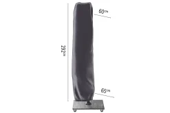 Perfect Shadow Ultra Eclipse Zweefparasol - 4x3m. - Latte/Soft Sand met Murcia voet en hoes