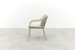Pisa rope dining tuinstoel - Latte