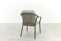 Pisa rope dining tuinstoel - Royal Grey