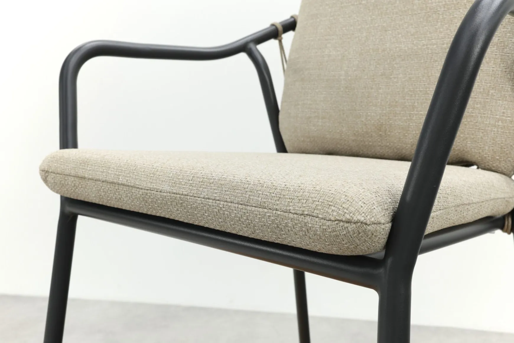 Pisa rope dining tuinstoel - Royal Grey