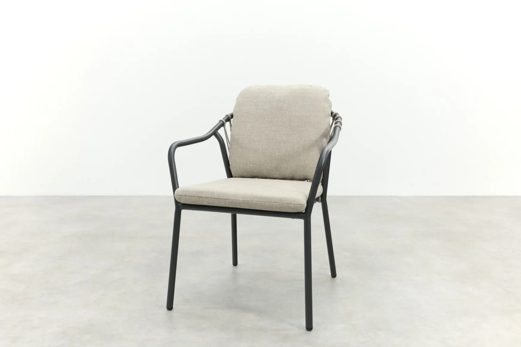 Pisa rope dining tuinstoel - Royal Grey