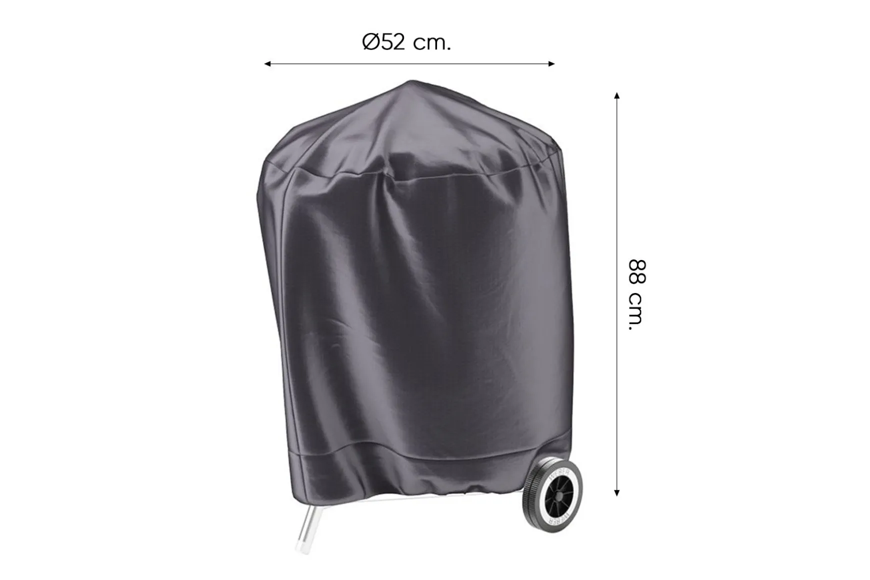 Platinum Aerocover barbecue beschermhoes - Ø52 cm.