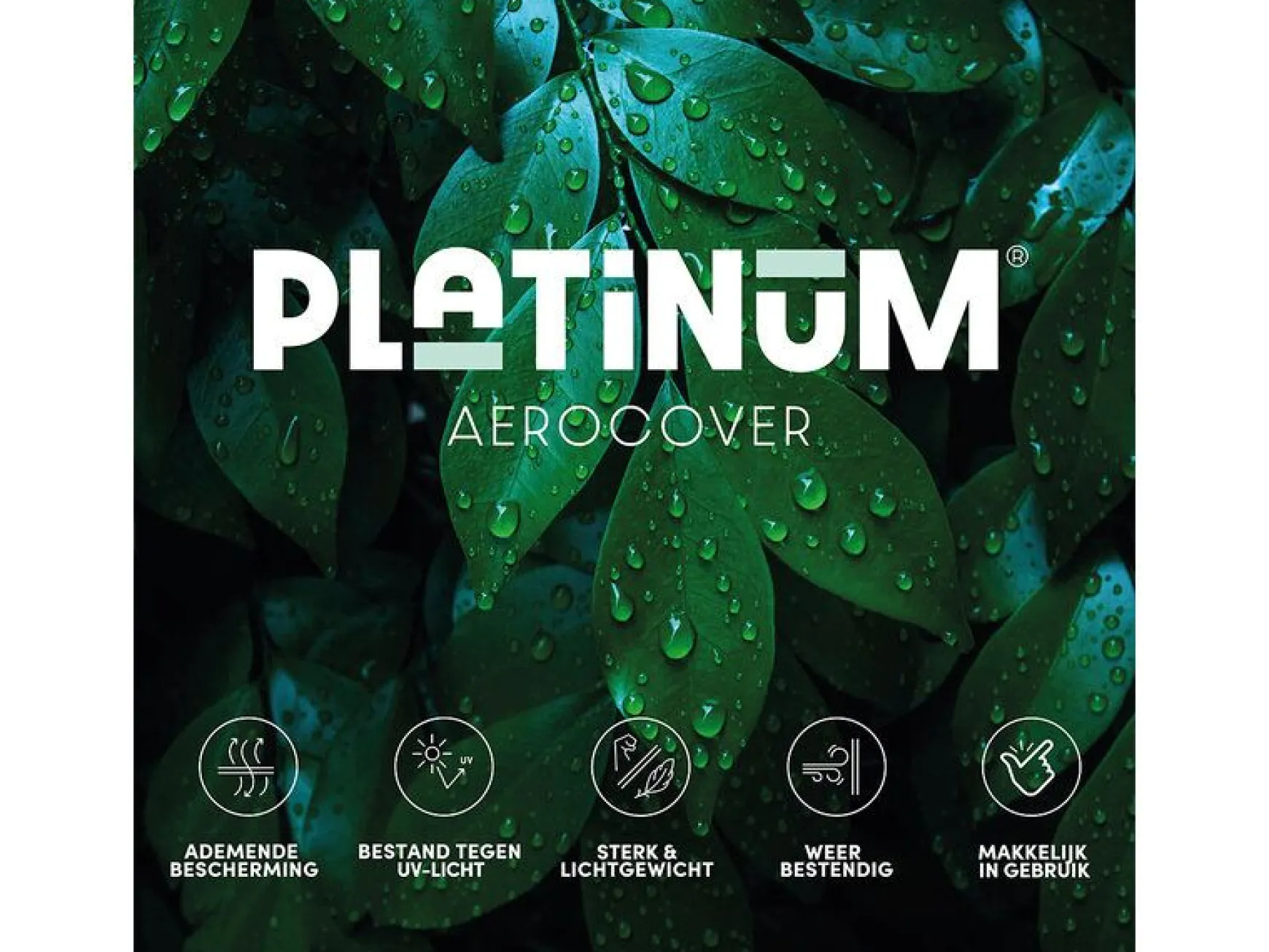 Platinum Aerocover barbecue beschermhoes - Ø64 cm.