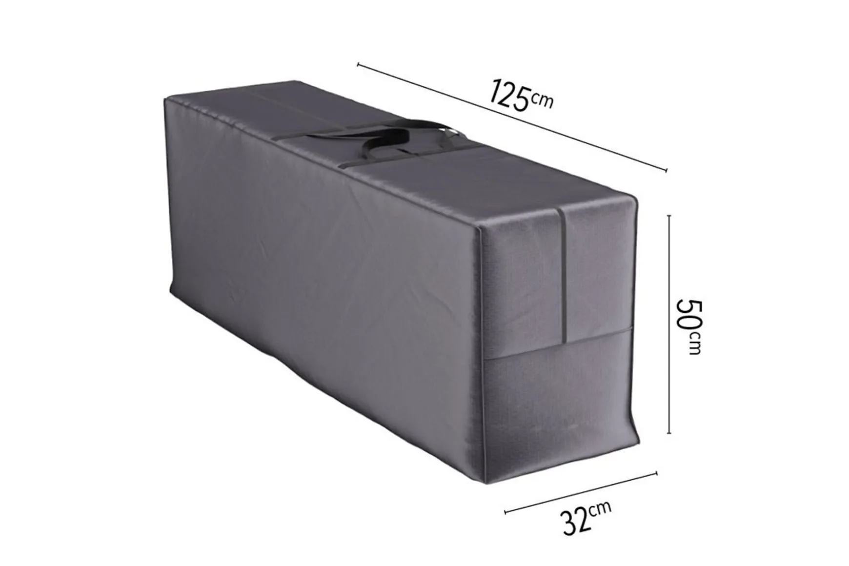 Platinum Aerocover kussentas - 125x32x50 cm.