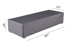 Platinum Aerocover ligbedhoes 210x75x40 cm.