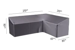 Platinum Aerocover Lounge-dininghoes 270x210 cm - Rechts