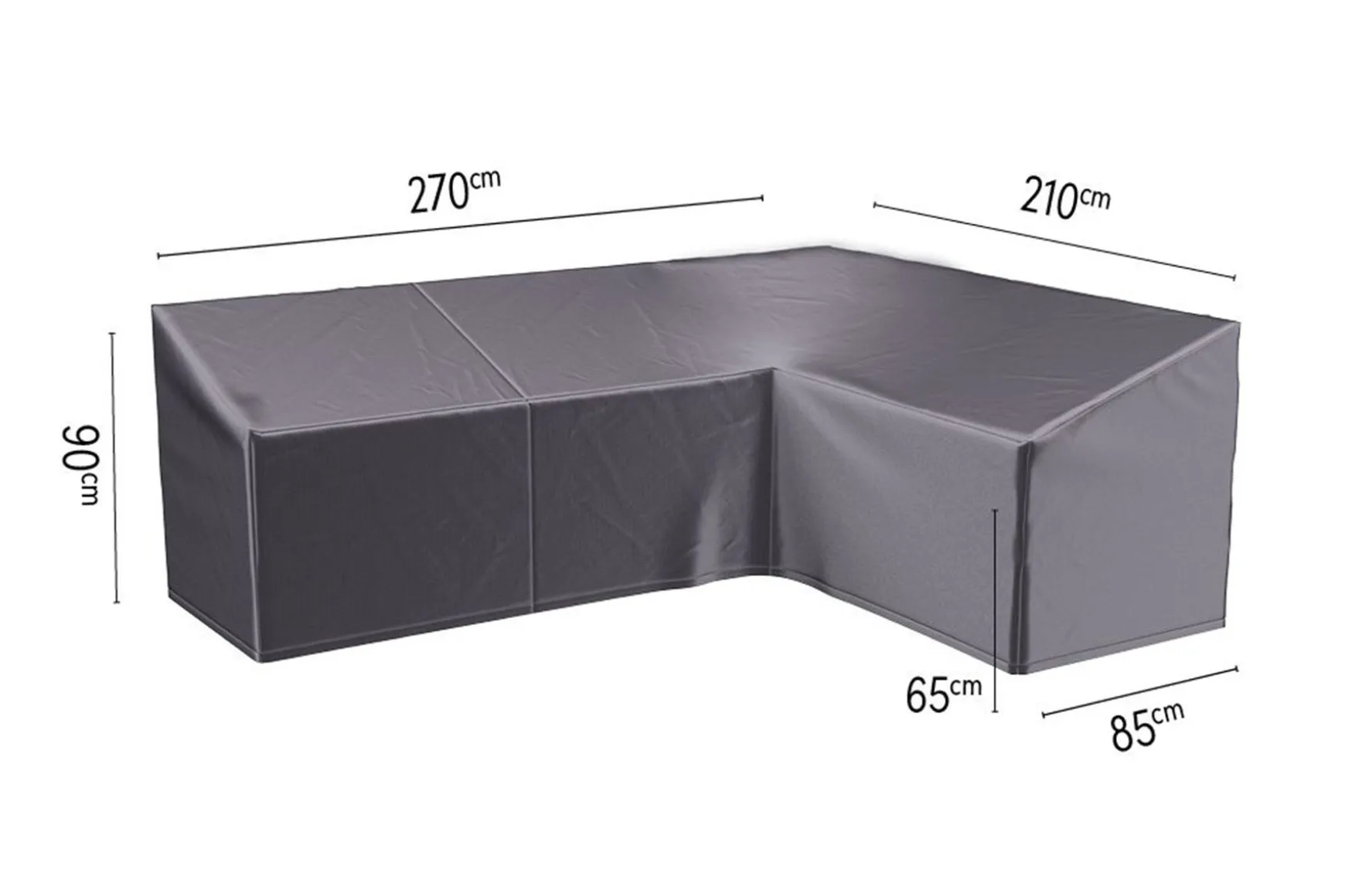 Platinum Aerocover Lounge-dininghoes 270x210 cm - Rechts