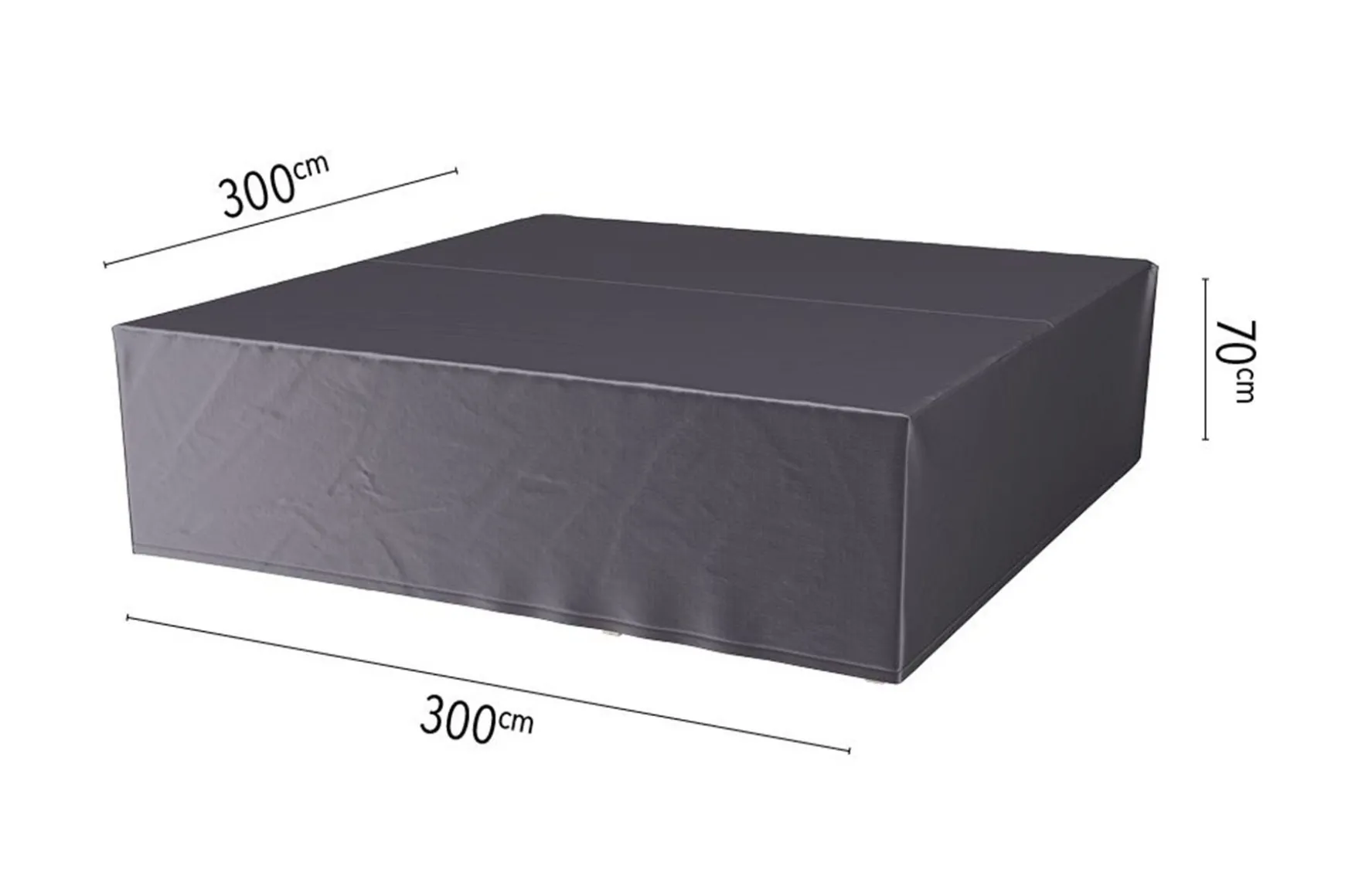 Platinum Aerocover loungesethoes 300x300x70 cm.