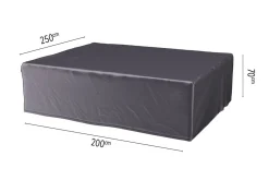 Platinum Aerocover loungesethoes 250x200x70 cm.
