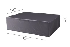 Platinum Aerocover loungesethoes 235x235x70 cm.