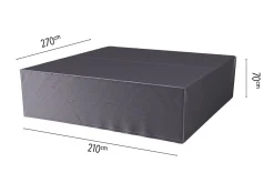 Platinum Aerocover loungesethoes 270x210x70 cm.