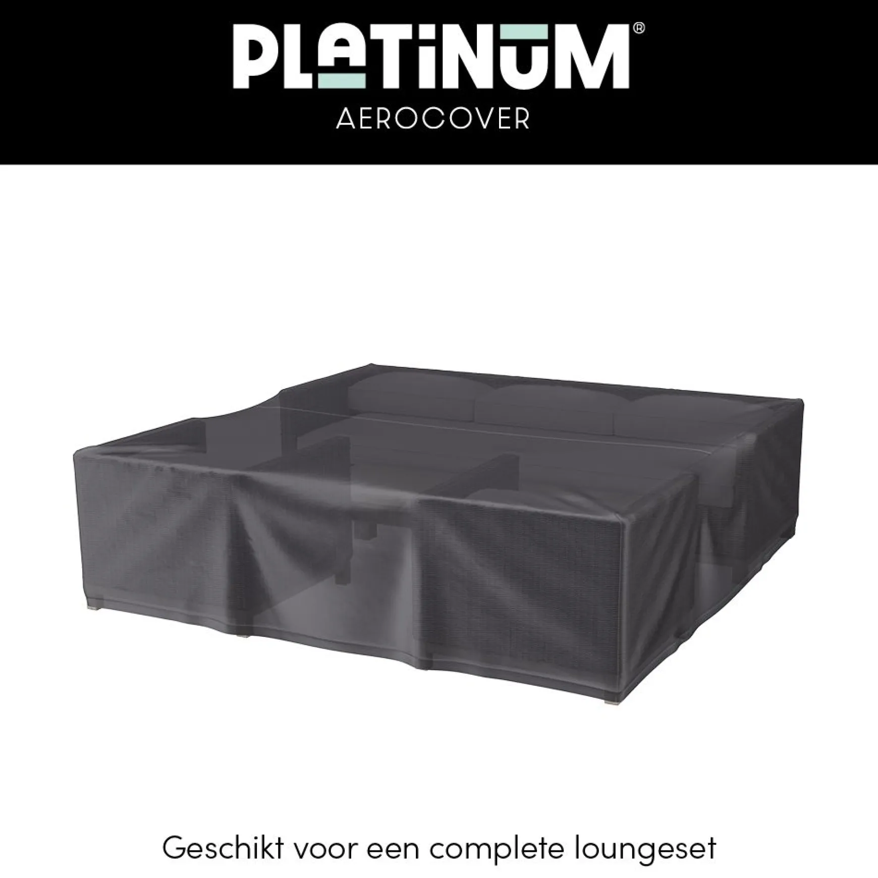 Platinum Aerocover loungesethoes 270x210x70 cm.