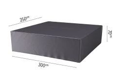Platinum Aerocover loungesethoes 300x250x70 cm.