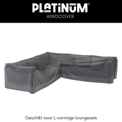 Platinum Aerocover loungesethoes L-vorm 325x325 cm.
