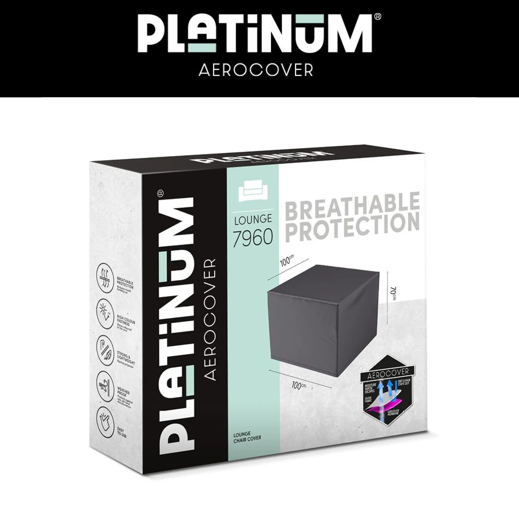 Platinum Aerocover loungestoel beschermhoes