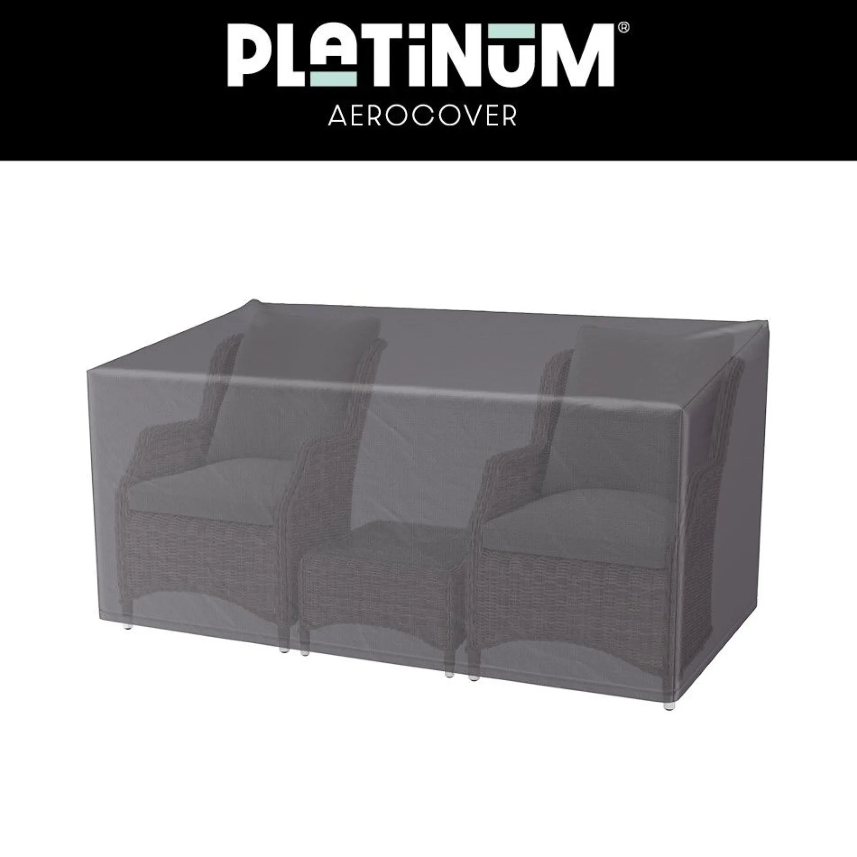 Platinum Aerocover loungestoelen + hocker beschermhoes