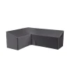 Platinum Aerocover L-vorm lounge-dininghoes 285x220x100xh65/90 cm. - Links