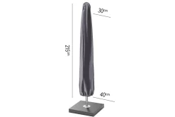 Platinum Aerocover parasolhoes voor stokparasol - 215x30/40 cm.