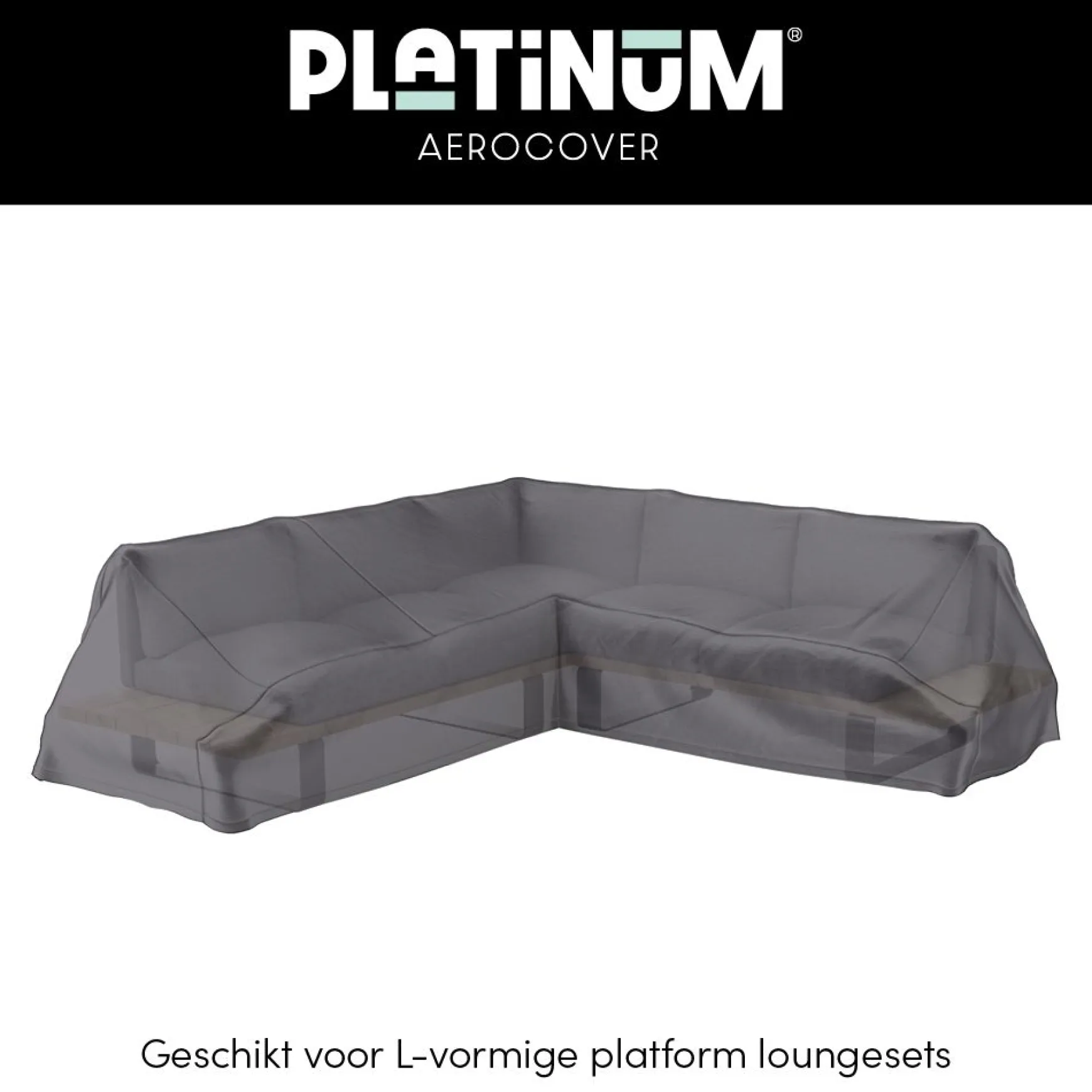 Platinum Aerocover platform loungesethoes 255x255 cm.